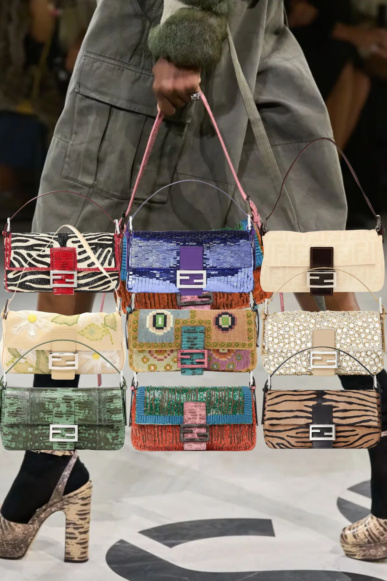 The Baguette is back, and so is the small shoulder bag