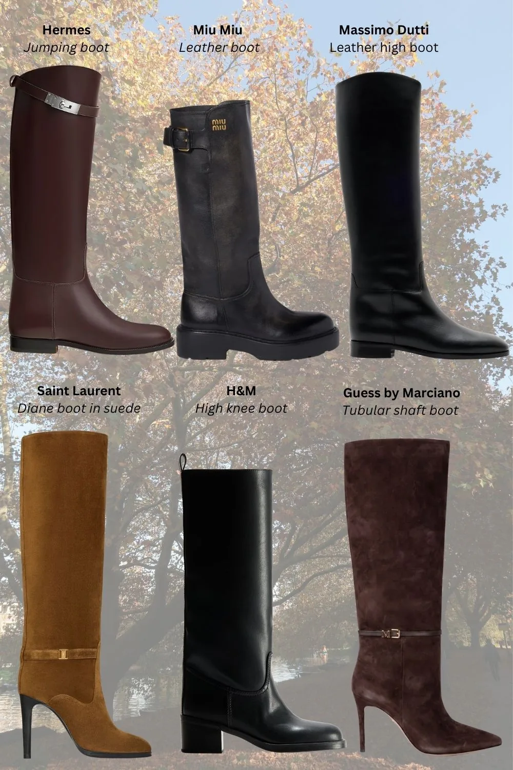 The knee-high boot, the silhouette of the September shows